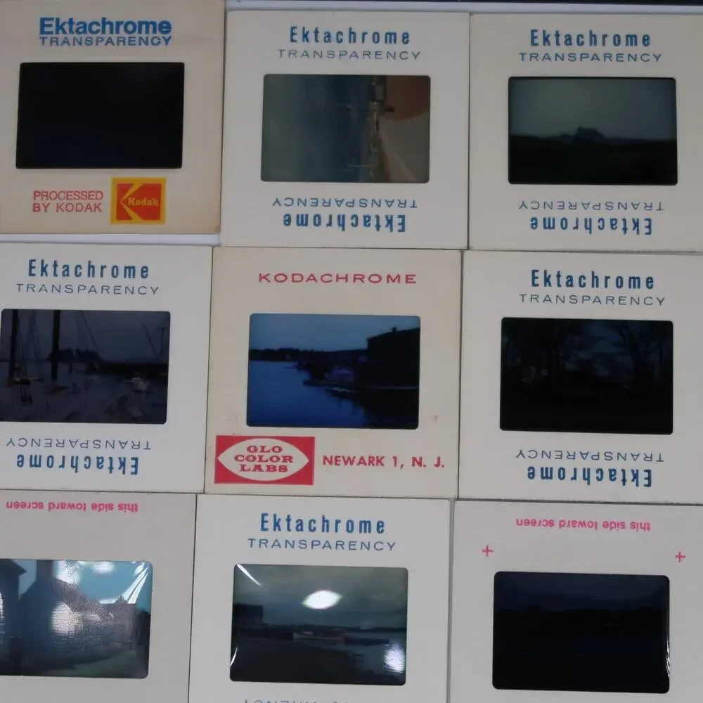 35mm Slides 1970s Lot of 45 Vintage Maine Coast Ocean Architecture Photography